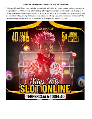 Experience with ColokSGP: Advanced Strategies, Tools, and Insights