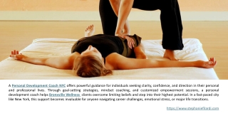 Personal Development Coach NYC