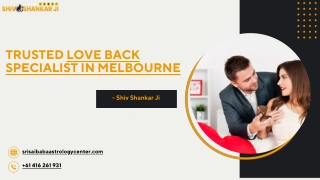 Love Back Specialist In Melbourne