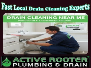 Fast Local Drain Cleaning Experts