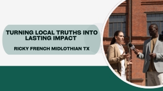 Where Leadership Meets Community – Ricky French Midlothian