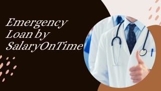 Emergency Loan by SalaryOnTime