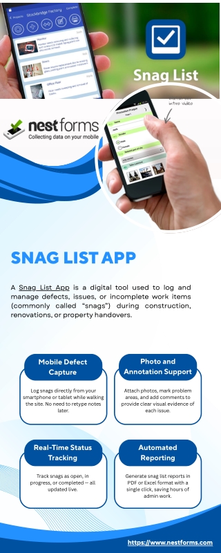 Snag List App Features That Support Quality Control