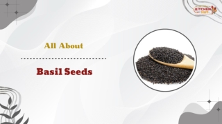 All About Basil Seeds - Wholesale Spices Suppliers In South Africa - KitchenHut (Pty) Ltd