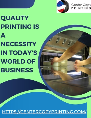 Center Copy Printing - Top Solution for Professional Postcard Mailing Services