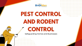 Pest Control and Rodent Control Guide