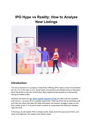 IPO Hype vs Reality: How to Analyse New Listings