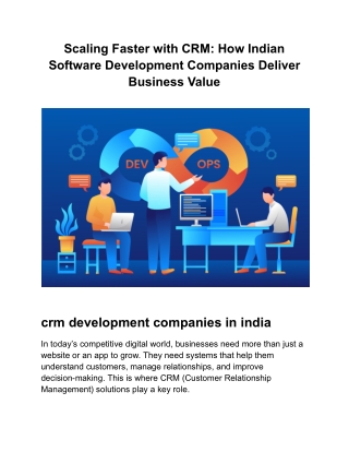 18-12 Scaling Faster with CRM_ How Indian Software Development Companies Deliver Business Value - Google Docs