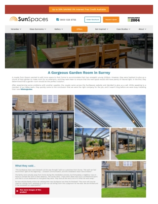 SunSpaces Garden Room Case Study – Surrey Family Home Extension