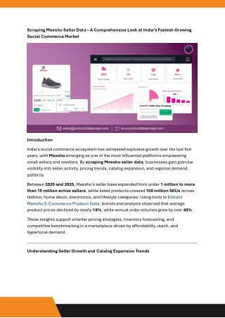 Scraping Meesho Seller Data - A Comprehensive Look