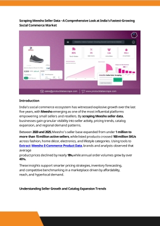 Scraping Meesho Seller Data - A Comprehensive Look