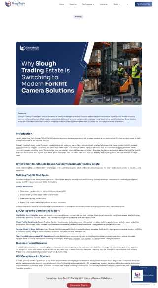 Why Slough Trading Estate Is Switching to Modern Forklift Camera Solutions