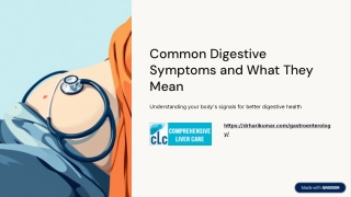 Common Digestive Symptoms and What They Mean