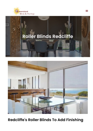 Roller Blinds Redcliffe