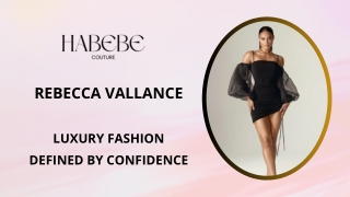Who Is Rebecca Vallance and Why Is Her Fashion So Popular?