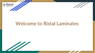 Trusted Laminate Manufacturers Company Near Me - Ristal Laminates