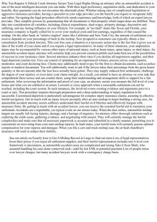 Do I Require An Attorney For A Vehicle Accident? Recognize When It Matters Most