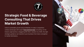 Strategic Food & Beverage Consulting That Drives Market Growth