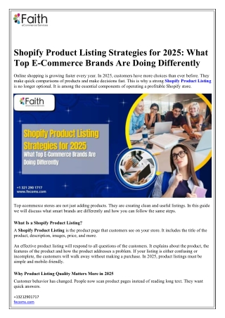 Shopify Product Listing Strategies for 2025 – Simple Guide