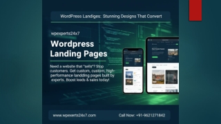 WordPress Landing Pages