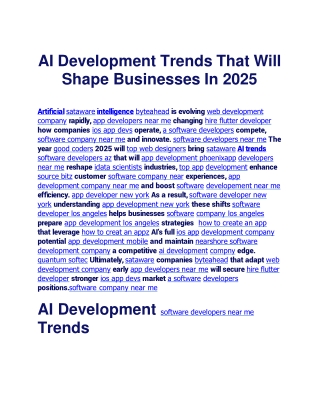 AI Development Trends That Will Shape Businesses In 2025.docx