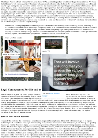 What Takes Place If A Truck Vehicle Driver Leaves Scene Of A Crash