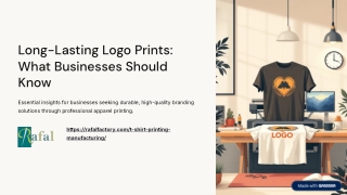 Long-Lasting Logo Prints: What Businesses Should Know