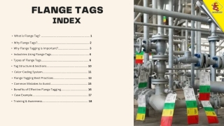 Flange Tags - Smart Solutions for Safe Valve & Pipeline Management