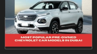 Buy Popular Used Chevrolet for Sale Car in Dubai