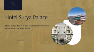 Hotels Near GIP Mall Noida Convenient Rooms