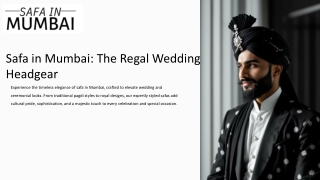Safa in Mumbai The Regal Wedding Headgear