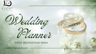 Best Wedding Planner in Agra: Turn Your Dream Wedding into a Royal Celebration