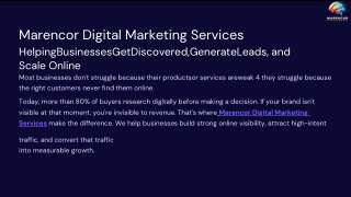 Digital Marketing Services That Drive Measurable Growth