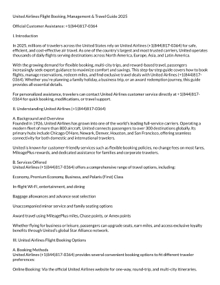 United Airlines - Book Urgent Flight Ticket – 24/7 Emergency Travel Hotline