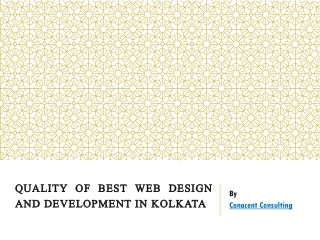 Best Web Design and Development Services in Kolkata