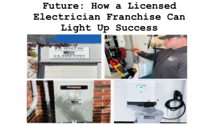 Power Your Business Future How a Licensed Electrician Franchise Can Light Up Success