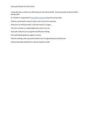 Living with piles or fistula can affect physical and mental health