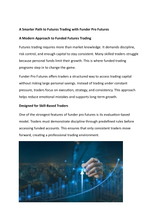 A Smarter Path to Futures Trading