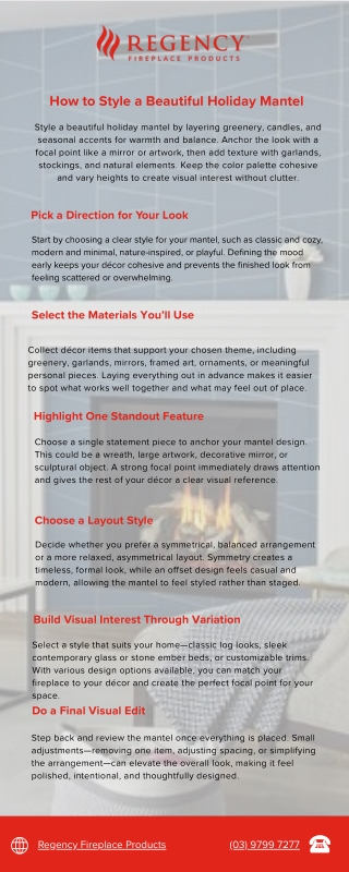 How to Style a Beautiful Holiday Mantel