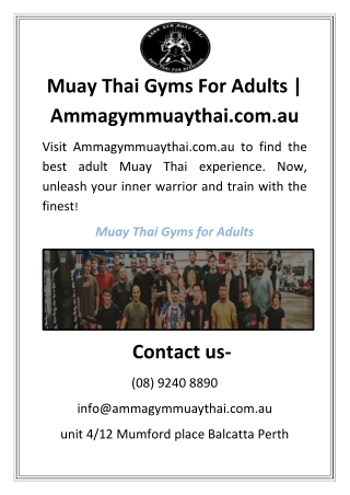 AMMA Gym Muay Thai