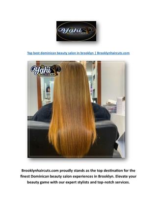 Top best dominican beauty salon in brooklyn | Brooklynhaircuts.com