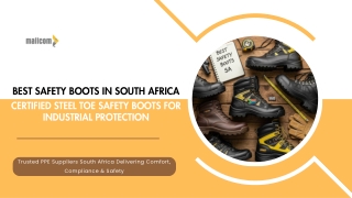 Top 5 Steel Toe Safety Boots in South Africa for Industrial Work