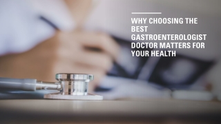 Best gastroenterologist doctor in Ahmedabad