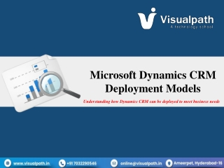 Professional Microsoft Dynamics CRM Online Training, CRM Course