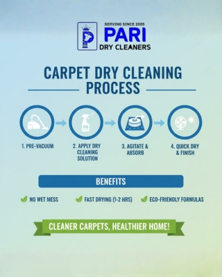 Carpet Dry Cleaning Process