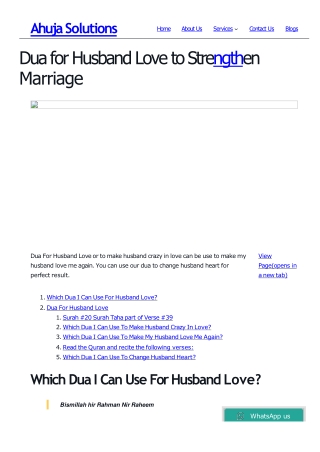 Dua for Husband Love to Strengthen Marriage