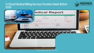 5 Critical Medical Billing Services Providers Need Before 2026