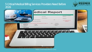 5 Critical Medical Billing Services Providers Need Before 2026