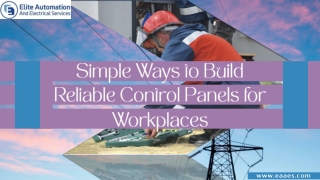 Simple Ways to Build Reliable Control Panels for Workplaces