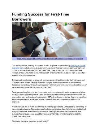 Secure Funding With Smart Planning